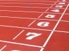 athletics lane track for school sports day